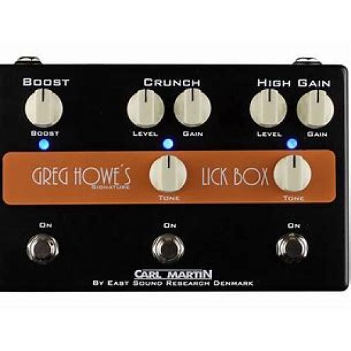 Carl Martin 'Greg Howe's Signature Lick Box' Overdrive Efffects Pedal