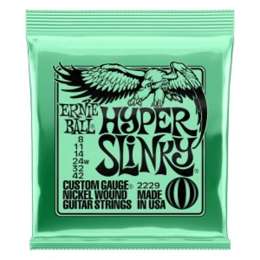 Ernie Ball 2229 Hyper Slinky Electric Guitar Strings