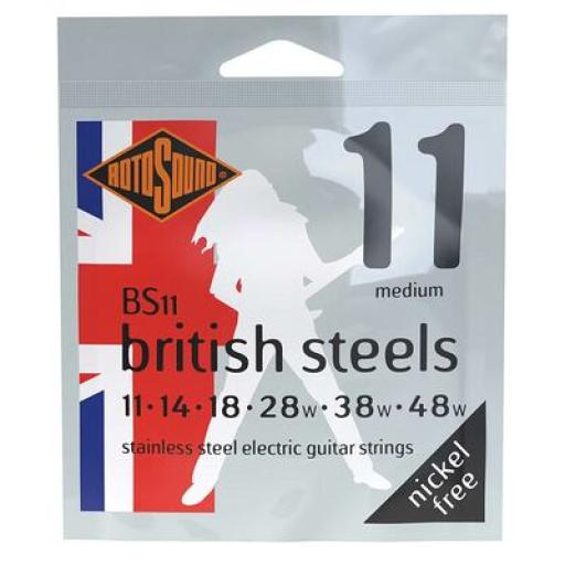 Rotosound BS11 British Steels Electric Guitar Strings