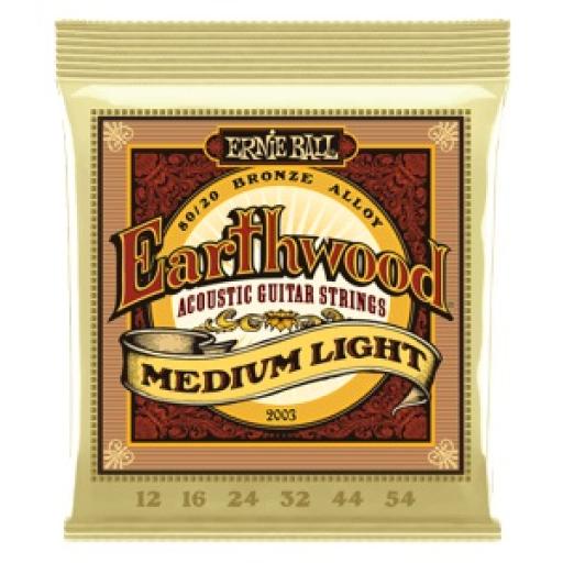 Ernie Ball Earthwood Medium Light Acoustic Guitar Strings