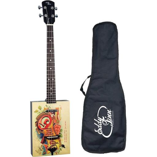 Eddy Finn Special 5 Cigar Box Guitar  (Ukelele) inc. gig bag