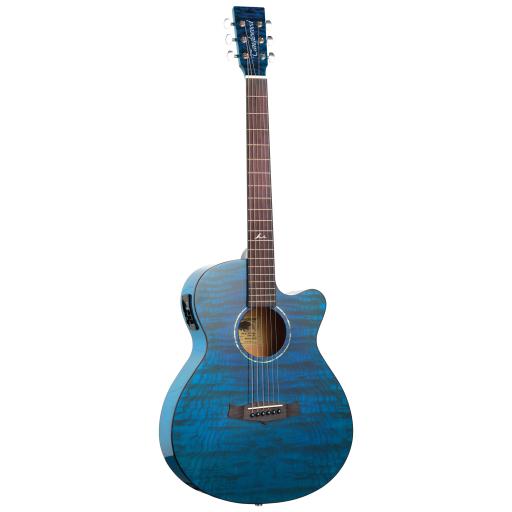 Tanglewood TA4 CEBL Electro Acoustic Guitar in Blue